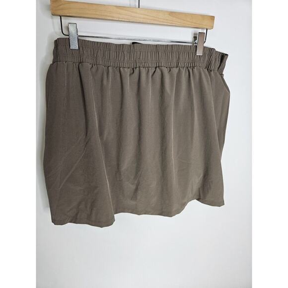 All in Motion Women's Core Flex Woven High Rise Skort Brown Size Xlarge - Picture 3 of 7